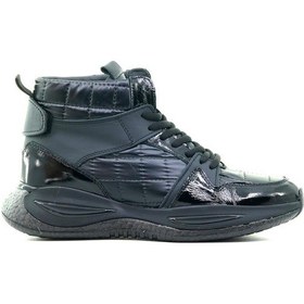 Resim Yaşar Kaşlı Erkek Sneaker Günlük Bot 40-44 23k Ykö-18188 M Siyah Kırışık Rugan 