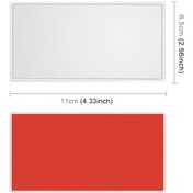 Resim Novahub Taşınabilir Araç Güneşliği Makyaj Aynası, 110x65mm, Yumuşak Kenar Paslanmaz Çelik 