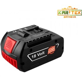 Resim Orjinal Bosch Uyumlu 18V 4.0Ah Batarya 