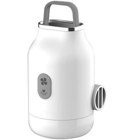 Resim Leezsing Kamp Aydınlatmalı Şarj Edilebilir Taşınabilir Hava Pompası - Çift Fonksiyonlu Led Işık Ve Powerbank 