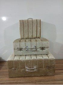 Resim Sonem Çeyiz Çeyiz Sandığı Gelin Damat Bavul Çanta Sandık Hurç 3lü 0557 