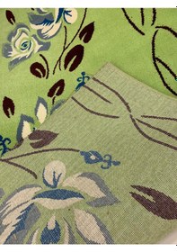 Resim Koyunlu Halı Kesme Halı Yolluk En 0.80Mt Yeşil 