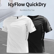 Resim 2 Adet Erkekler için Hızlı Kuruyan Nem Çeken Atletik Tişört - Nefes Alabilen Mesh Paneller, Hafif 160gsm Polyester, Beyaz & Siyah Motivasyon Yazılı Koşu, Bisiklet, Spor Salonu ve Günlük Kullanım İçin 