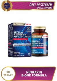 Resim Nutraxin Osteo Calcium Magnesium Plus Collagen 90 Tablet 