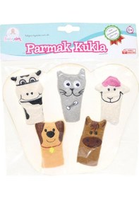 Resim Urt020-001 Babycim Çiftlik Hayvanları Parmak Kukla 5'li -birlik 