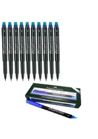 Resim Faber-castell Permanent Asetat Kalem 1523 S Mavi 