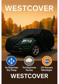 Resim Seat Alhambra Uyumlu Araba Brandası Siyah Renk Oto Dış Branda 