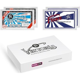 Resim Viktoria Mavi Orta Toz Arkadaş Paket Kumaş Boyası 