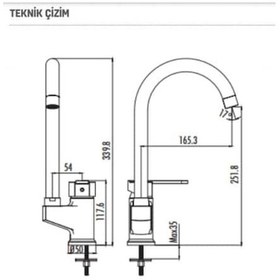 Resim Creavit VG8640 Vega Mutfak Eviye Bataryası 