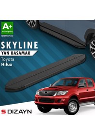 Resim Toyota Hilux 7 Skyline Siyah Yan Basamak 203 Cm 2006-2015 A+ Kalite 