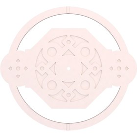 Resim MOTİFPİYER Motifpiyer Lamba Tavan Göbeği 81-sekizgen-yuvarlak-dis-cital 