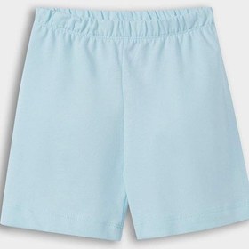 Resim DeFacto Kız Bebek Pijama Takımı Anime Baskılı Kısa Kollu Penye Üst Beli Lastikli Şort E1554A525HSBE495 