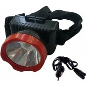 Resim Gold Silver Gs-5032a 3 Watt Power Led Li Şarj Edilebilir Kafa Lambası Siyah 