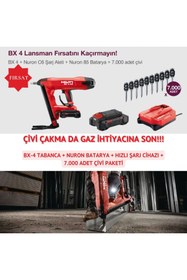 Resim Hilti BX 4-22 AKÜLÜ ÇİVİ ÇAKMA TABANCA SETİ (7.000 ad çivi dahil) 