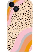 Resim mooodcase Iphone 13 Uyumlu Çikolatalı Çilekler Desenli Kamera Lens Korumalı Darbe Emici Silikonlu Lansman Kılı 