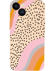 Resim mooodcase Iphone 13 Uyumlu Çikolatalı Çilekler Desenli Kamera Lens Korumalı Darbe Emici Silikonlu Lansman Kılı 