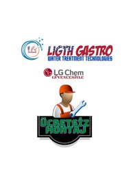Resim Light Gastro Gri Montaj Dahil 8 Lt 7 Fl14 Aşama Su Arıtma Cihazı 