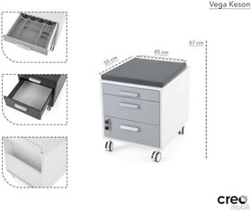 Resim Vega Beyaz Keson Beyaz/Mavi 