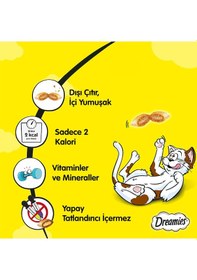 Resim Dreamies Peynirli Kedi Ödül Bisküvisi 60 G 