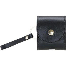 Resim Apple Uyumlu AirPods 2.nesil Deri Kılıf Mai Snap Rst1 Siyah 