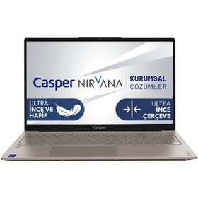 Resim Casper Nirvana X700.1235-EF00R-K-F Intel Core i5-1235U 64GB RAM 1TB NVME SSD GEN4 Windows 11 Pro 