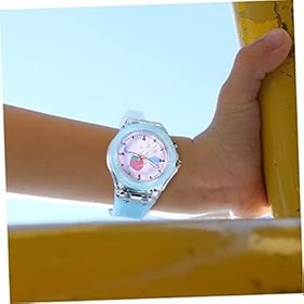 Resim OSALADI Dekoratif Saatler 3 Parça Silikon Işıklı Saat bilek dekoru basit izle bayanlar saatler dekoratif izle çocuklar için kol saati parlaklık kayış küçük saat izlemek Özlemek 