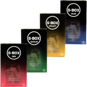 Resim S-Box Condom Karma Paket 48 Adet Prezervatif 