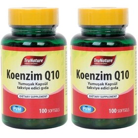 Resim Trunature Coenzyme Q10 Royal Jelly Omega 3 2X100 Softgel Koenzim 