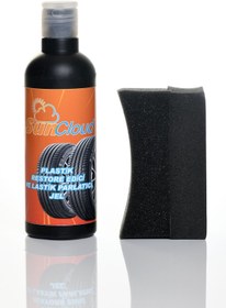 Resim SUN & CLOUD Tampon,trim,plastik,lastik Restore Edici Ve Parlatıcı Jel 250 Ml. (UYGULAMA SÜNGERİ) 