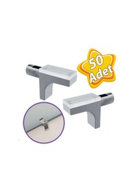 Resim Raf Pimi Düz Vantuzlu Cam Ahşap Metal Raf Tutucu Çivisi Mobilya Dolap Pimi 50 Adet 