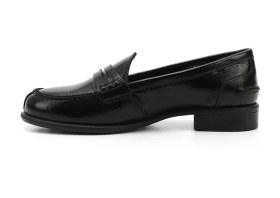 Resim Gönderi(R) Gönderi R Kadın Siyah Rugan Hakiki Deri Loafer Ayakkabı Gdza61324138 Siyah 