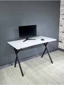 Resim hey modüler mobilya Heygaming Profesyonel Oyuncu Masası Beyaz Bilgisayar Çalışma Masası 120 Cm 