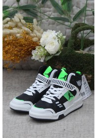 Resim Vojo Generation Siyah Yeşil Bilekli Cırtlı Çocuk Basketbol Ayakkabısı 001 