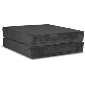 Resim ARGİMO Argimo Luno Minder Katlanır Yatak Kadife Puf 