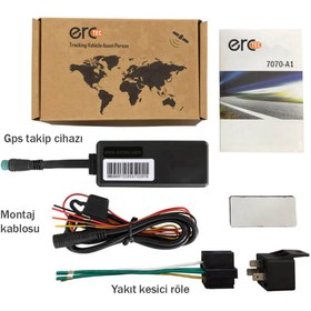 Resim ercTEC A1 Gps Araç Takip Cihazı, Motor Blokajlı, Sim Kartlı, Btk Imei Kayıtlı, Ücretsiz Uygulamalı 