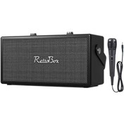 Resim Blackbird Game Center Acl Acs-19 Retro Müzik Kutusu Bluetooth 5.0 Hoparlör Kablolu Mikrofonlu Karaoke Destekli 20W Ses Sis 