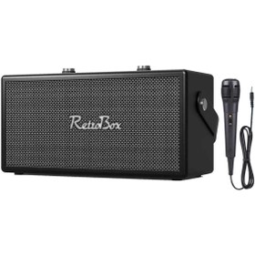 Resim Blackbird Game Center Acl Acs-19 Retro Müzik Kutusu Bluetooth 5.0 Hoparlör Kablolu Mikrofonlu Karaoke Destekli 20W Ses Sis 