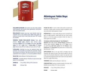 Resim Promax Alüminyum Yaldız Boya, 225 G 