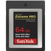 Resim Sandisk Extreme Pro SDCFE-064G-GN4NN 64 GB CF Express Hafıza Kartı Sandisk