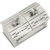 Resim Moveevo Çocukların Diş Ve Tüy Hafızalarını Saklamak İçin Avrupa Stili Çinko Alaşımlı Mini Anı Kutusu - Gümüş Rengi, Ev Dekorasyonu Ve Hediye Seçeneği 