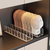 Resim 1 adet/2 adet Şeffaf Akrilik Beyzbol Kapağı Ekranı - Şapkaları Düzenlemek İçin Dayanıklı Plastik Depolama Çözümü, Dolaplar ve Çekmeceler İçin İdeal, Perakende Ekran Gereksinimleri, Şapkalar Organizatörü|Modern Aksesuar Tutucu|Plastik Yapı, Şapka Tutucu 