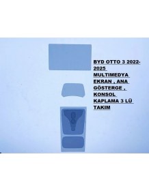 Resim Byd Atto 3 2022 2025 Nano Tpu Koruma Multımedya Paneli Gösterge Tablosu Anakonsol 3 Lü Takım 