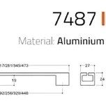Resim 7414 Modern Kulp Renk 16 mm Tek Ebat SSY7414 0016 Gl-Gl 