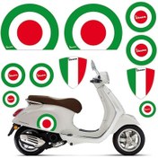 Resim Reflektif İtalyan Vespa STİCKER SETİ 