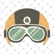 Resim Bay Etiket Msl31 Gozluklu Kask No 8 Etiketi 