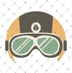 Resim Bay Etiket Msl31 Gozluklu Kask No 8 Etiketi 