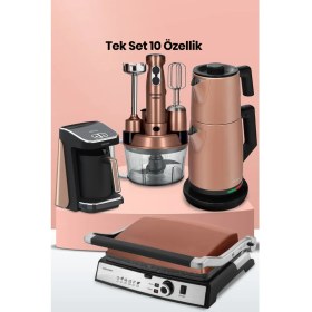 Resim Platinium Gold 24 Parça Avantajlı Elektronik Evlilik Paketi Elektrikli Mutfak Çeyiz Seti 