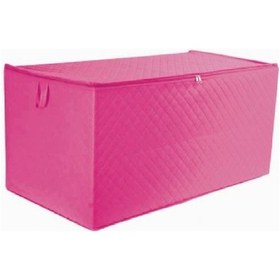 Resim Divanev 3 Adet Extra Telalı Kaliteli Yorgan Hurcu & 30x22x18 Cm Ölçüde Hurç Fuşya Bordo 