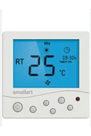 Resim Genel Markalar Sıva Üstü Dijital Fancoil Termostatı SM2008FFS-L 4 BORULU 