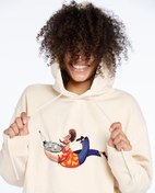 Resim Acil Servis, Oversize Unisex Kapüşonlu Sweatshirt 